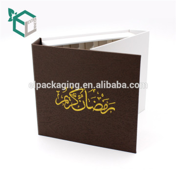 Trufa de grau alimentar estamparia de ouro logotipo porca reciclar papel fantasia alcançar padrão certificated food package box